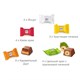 Шоколадные конфеты RITTER SPORT "DANKE SCHON", набор 5 вкусов, 22 конфеты, 176 г 624668