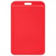 Бейдж вертикальный (85х54 мм), красный, МАТОВАЯ ПОВЕРХНОСТЬ, BRAUBERG EXTRA, 238816 238816