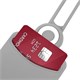 Бейдж вертикальный для пропуска и ID-карт, СИЛИКОНОВЫЙ, 85х54 мм, шнурок 42 см, серый, BRAUBERG, 238905 238905