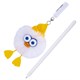 Ручка с пушистой подвеской шариковая FUNSTER (ФАНСТЕР) "FLUFFY DUCK", СИНЯЯ, ассорти, пишущий узел 0,7 мм, 144525 144525