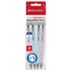 Ручки шариковые автоматические BRAUBERG "VIVID PASTEL", СИНИЕ, НАБОР 4 ШТУКИ, soft-touch, пишущий узел 0,7 мм, линия письма 0,35 мм, 144408 144408
