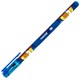 Ручка шариковая с принтом FUNSTER (ФАНСТЕР) STICK "КОТ-ЭНТУЗИАСТ", СИНЯЯ, SOFT TOUCH покрытие, узел 0,7 мм, линия 0,35 мм, 144398 144398