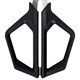 Ножницы BRAUBERG "Super black" 170 мм, черные, 3-сторонняя заточка, ручки из ABS-пластика, 238854 238854