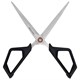 Ножницы BRAUBERG "Super black" 170 мм, черные, 3-сторонняя заточка, ручки из ABS-пластика, 238854 238854