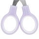 Ножницы BRAUBERG KIDS 130 мм, ручки лавандовые, закругленные лезвия с линейкой, 274061 274061