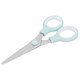 Ножницы BRAUBERG KIDS 130 мм, ручки мятные, закругленные лезвия с линейкой, 274062 274062