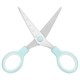 Ножницы BRAUBERG KIDS 130 мм, ручки мятные, закругленные лезвия с линейкой, 274062 274062