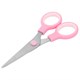Ножницы BRAUBERG KIDS 130 мм, ручки розовые, закругленные лезвия с линейкой, 274063 274063