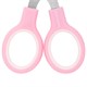 Ножницы BRAUBERG KIDS 130 мм, ручки розовые, закругленные лезвия с линейкой, 274063 274063