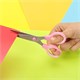 Ножницы BRAUBERG KIDS 130 мм, ручки розовые, закругленные лезвия с линейкой, 274063 274063