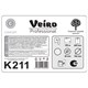 Полотенца бумажные рулонные 150 м, VEIRO Professional (H1) COMFORT, 1-слойные, КОМПЛЕКТ 6 рулонов, K211 118708