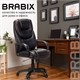 Кресло офисное BRABIX PREMIUM "Nord EX-590", черный пластик, экокожа, черное 532097