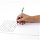 Ручка гелевая автоматическая BRAUBERG "X-WRITER 1700" УВЕЛИЧЕННАЯ ДЛИНА ПИСЬМА 1700 м, ЧЁРНАЯ, игольчатый узел 0,5 мм, линия 0,35 мм, 144472 144472