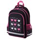 Рюкзак ПИФАГОР SCHOOL, 1 отделение, 3 кармана, "Tic-tac-love", 38x28х14 см, 274438 274438