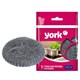 Губка (мочалка) металлическая, 40 г, МЕГА, для посуды, гриля, плиты, YORK, 003030 703715