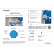 Салфетки протирочные нетканые многоразовые HACCPER LS "Blue", 10 шт., 40х40 см, 80 г/м2 703792