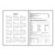 Ежедневник датированный 2027 с резинкой, 145х203 мм, А5, BRAUBERG, твердый, фольга, "Art", 117824 117824