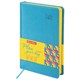 Ежедневник датированный 2027, А5, 138x213 мм, BRAUBERG "Rainbow", под кожу, бирюзовый, 117946 117946