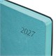 Ежедневник датированный 2027, А5, 138x213 мм, BRAUBERG "Stylish", под кожу, гибкий, бирюзовый, 117970 117970