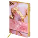 Ежедневник датированный 2027, А5, 138x213 мм, BRAUBERG "Vista", под кожу, гибкий, "Pink marble", 117983 117983