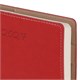 Ежедневник датированный 2027, А5, 143х218 мм, BRAUBERG "Journal", под кожу, ремешок, красный, 118050 118050