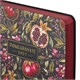 Ежедневник датированный 2027 в подарочном наборе с обложкой для паспорта BRAUBERG, под кожу, "Pomegranate", 118698 118698