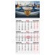 Календарь квартальный 2027 г., 1 блок, 1 гребень, бегунок, мелованная бумага, BRAUBERG, "Великая Россия", 118399 118399