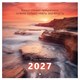 Календарь настенный перекидной 2027 г., BRAUBERG, 12 листов, 28,5х57 см, "Вселенная", 118412 118412