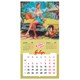 Календарь настенный перекидной 2027 г., BRAUBERG, 12 листов, 28,5х57 см, "Pin up", 118421 118421