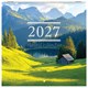 Календарь настенный перекидной 2027 г., BRAUBERG, 12 листов, 21,4х42,8 см, МИНИ, "Nature", 118433 118433