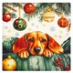 Чехол на подушку новогодний, НАБОР 4 шт., 45х45 см, "X-mas Magic", полиэстер, ЗОЛОТАЯ СКАЗКА, 592528 592528