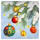 Чехол на подушку новогодний, НАБОР 4 шт., 45х45 см, "X-mas Magic", полиэстер, ЗОЛОТАЯ СКАЗКА, 592528 592528