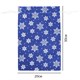 Подарочный мешок (1 шт.), новогодний дизайн в виде СНЕЖИНОК, 30х20 см, нетканый материал, ассорти 3 цвета, ЗОЛОТАЯ СКАЗКА, 592535 592535