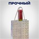 Пакет подарочный для бутылки 13x9x36 см (B), НАБОР 8 шт., 4 дизайна, голография, ЗОЛОТАЯ СКАЗКА, 609735 609735