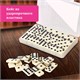 Игра настольная "ДОМИНО", пластиковый кейс, 17х10 см, ЗОЛОТАЯ СКАЗКА, 662296 662296